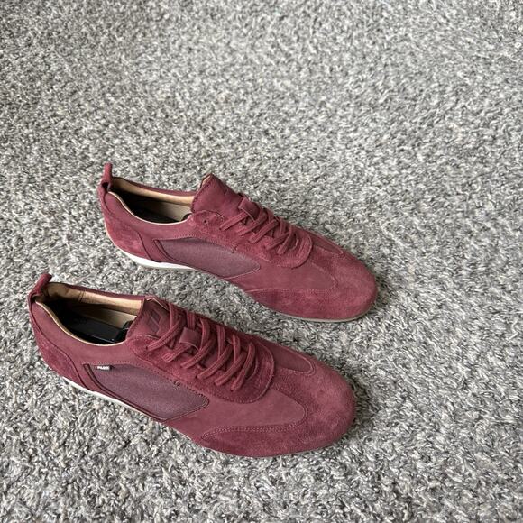 Piloti Endurance 24hr LeMans Driving Shoe Sneakers Burgundy Wine US 10 UK 9.5